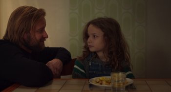 Movie still from “Petite Maman” (2021), directed by Céline Sciamma – Close Up shot, Over the shoulder angle