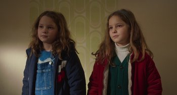 Movie still from “Petite Maman” (2021), directed by Céline Sciamma – Close Up shot, High angle