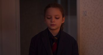 Movie still from “Petite Maman” (2021), directed by Céline Sciamma – Close Up shot, High angle