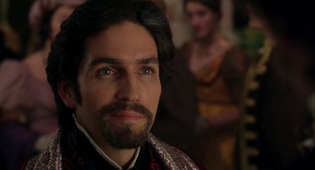 Movie still from “The Count of Monte Cristo” (2002), directed by Kevin Reynolds – A person with a beard; Close Up shot, Over the shoulder angle