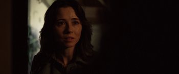 Movie still from “The Curse of La Llorona” (2019), directed by Michael Chaves – A person looking at the camera; Close Up shot, Over the shoulder angle