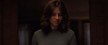 Movie still from “The Curse of La Llorona” (2019), directed by Michael Chaves – A person with her eyes closed; Close Up shot, Over the shoulder angle