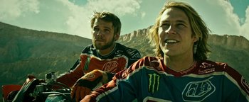 Movie still from “Point Break” (2015), directed by Ericson Core – Close Up shot, Low angle