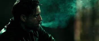 Movie still from “Point Break” (2015), directed by Ericson Core – Close Up shot, Low angle