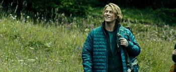 Movie still from “Point Break” (2015), directed by Ericson Core – Medium shot, Low angle