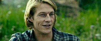 Movie still from “Point Break” (2015), directed by Ericson Core – Close Up shot, Over the shoulder angle