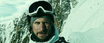 Movie still from “Point Break” (2015), directed by Ericson Core – Close Up shot, Low angle