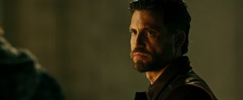 Movie still from “Point Break” (2015), directed by Ericson Core – Close Up shot, Low angle