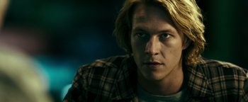 Movie still from “Point Break” (2015), directed by Ericson Core – Close Up shot, Over the shoulder angle