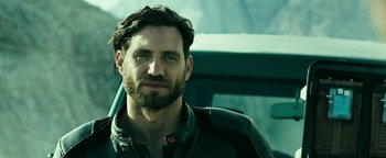 Movie still from “Point Break” (2015), directed by Ericson Core – Close Up shot, Low angle