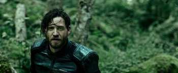 Movie still from “Point Break” (2015), directed by Ericson Core – Close Up shot, Over the shoulder angle