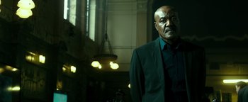 Movie still from “Point Break” (2015), directed by Ericson Core – Medium shot, Low angle