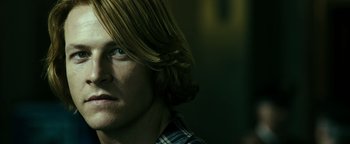 Movie still from “Point Break” (2015), directed by Ericson Core – Close Up shot, Over the shoulder angle