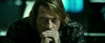 Movie still from “Point Break” (2015), directed by Ericson Core – Close Up shot, Over the shoulder angle