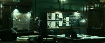 Movie still from “Point Break” (2015), directed by Ericson Core – Wide shot, High angle