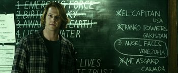 Movie still from “Point Break” (2015), directed by Ericson Core – Medium shot, Over the shoulder angle