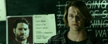 Movie still from “Point Break” (2015), directed by Ericson Core – Close Up shot, Low angle