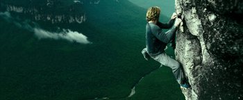 Movie still from “Point Break” (2015), directed by Ericson Core – Wide shot, Overhead angle