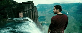Movie still from “Point Break” (2015), directed by Ericson Core – Wide shot, Low angle