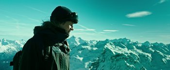 Movie still from “Point Break” (2015), directed by Ericson Core – Medium shot, Low angle