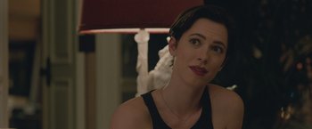 Movie still from “The Gift” (2015), directed by Joel Edgerton – A person with short black hair; Close Up shot, Over the shoulder angle