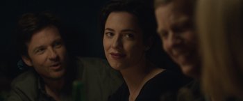 Movie still from “The Gift” (2015), directed by Joel Edgerton – A person sitting in front of a camera; Close Up shot, Over the shoulder angle