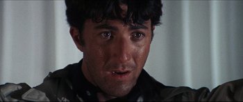 Movie still from “The Graduate” (1967), directed by Mike Nichols – A man's face with water on his face; Close Up shot, Low angle