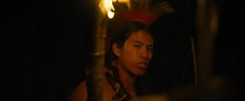 Movie still from “Prey” (2022), directed by Dan Trachtenberg – Close Up shot, Over the shoulder angle