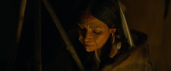 Movie still from “Prey” (2022), directed by Dan Trachtenberg – Close Up shot, High angle