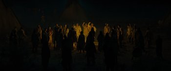 Movie still from “Prey” (2022), directed by Dan Trachtenberg – Wide shot, High angle