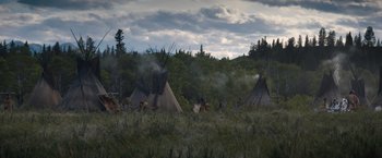 Movie still from “Prey” (2022), directed by Dan Trachtenberg – Extreme Wide shot, Low angle