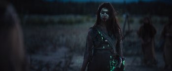 Movie still from “Prey” (2022), directed by Dan Trachtenberg – Medium shot, Over the shoulder angle