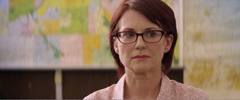 Movie still from “The Kings of Summer” (2013), directed by Jordan Vogt-Roberts – A person wearing glasses; Close Up shot, Over the shoulder angle