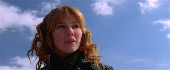 Movie still from “The Lake House” (2006), directed by Alejandro Agresti – A person with long hair; Close Up shot, Low angle