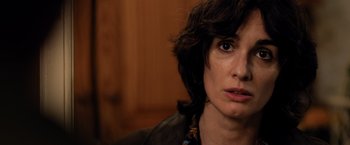 Movie still from “Rambo: Last Blood” (2019), directed by Adrian Grunberg – A person looking at the camera; Close Up shot, Over the shoulder angle