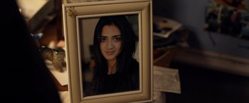 Movie still from “Rambo: Last Blood” (2019), directed by Adrian Grunberg – A picture of a woman in a frame; Extreme Close Up shot, High angle