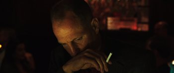 Movie still from “Rampart” (2011), directed by Oren Moverman – Close Up shot, Low angle