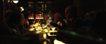 Movie still from “Rampart” (2011), directed by Oren Moverman – Medium shot, Low angle