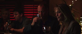 Movie still from “Rampart” (2011), directed by Oren Moverman – Medium shot, Low angle