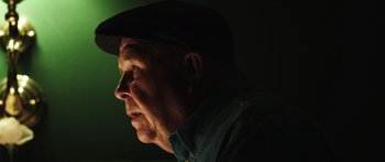 Movie still from “Rampart” (2011), directed by Oren Moverman – Close Up shot, Low angle