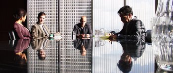 Movie still from “Rampart” (2011), directed by Oren Moverman – Wide shot, Low angle