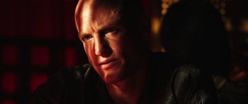 Movie still from “Rampart” (2011), directed by Oren Moverman – Close Up shot, Low angle