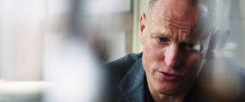 Movie still from “Rampart” (2011), directed by Oren Moverman – Close Up shot, Low angle