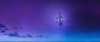 Movie still from “The Lego Movie 2: The Second Part” (2019), directed by Mike Mitchell – An image of an image of an image of an image of an image of an image of an image of an image of an image of an image; Extreme Wide shot, Low angle