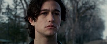 Movie still from “The Lookout” (2007), directed by Scott Frank – A person with long hair; Close Up shot, Low angle