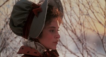 Movie still from “The Muppet Christmas Carol” (1992), directed by Brian Henson – A person wearing a hat; Close Up shot, High angle