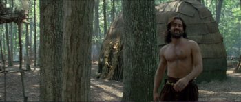 Movie still from “The New World” (2005), directed by Terrence Malick – Medium shot, Low angle