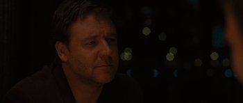 Movie still from “The Next Three Days” (2010), directed by Paul Haggis – A person looking at the camera; Close Up shot, Over the shoulder angle