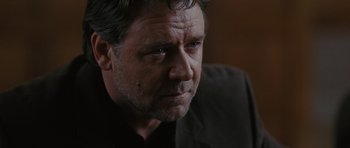 Movie still from “The Next Three Days” (2010), directed by Paul Haggis – A person looking at the camera; Close Up shot, Over the shoulder angle