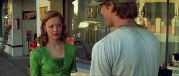 Movie still from “The Notebook” (2004), directed by Nick Cassavetes – Medium shot, Over the shoulder angle